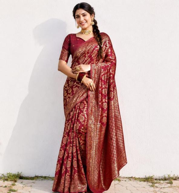Vastrangan lichi silk wholesale saree market in surat